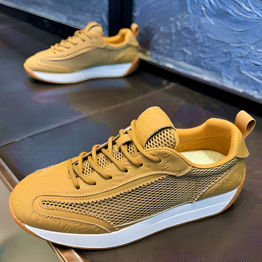 Damen Sportliche Lauf- und Freizeitschuhe mit atmungsaktiver Mesh-Oberfläche und dämpfendem Fußbett EB