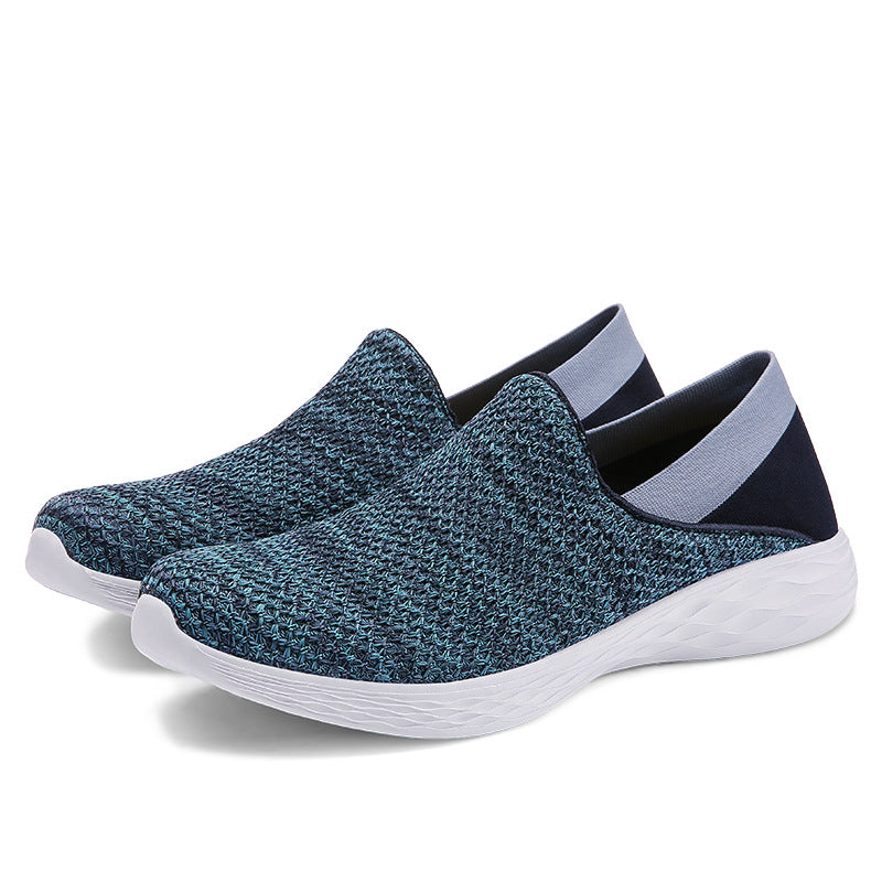 Damen atmungsaktive Slip-On Sneakers mit flexiblem Sohlendesign EB