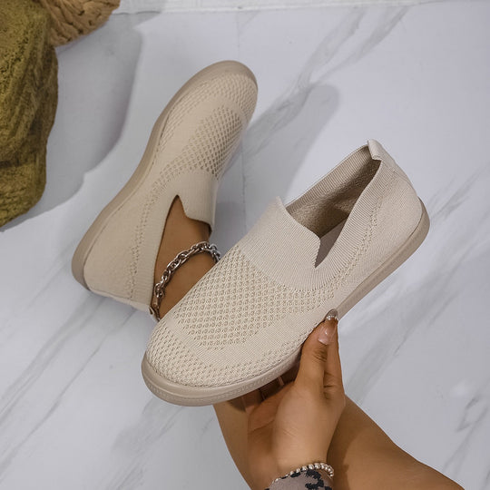Damen Atmungsaktive Slip-On Freizeitschuhe EB