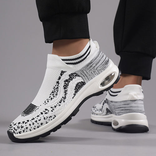 Damen Atmungsaktive Sneakers mit elastischer Sohle EB