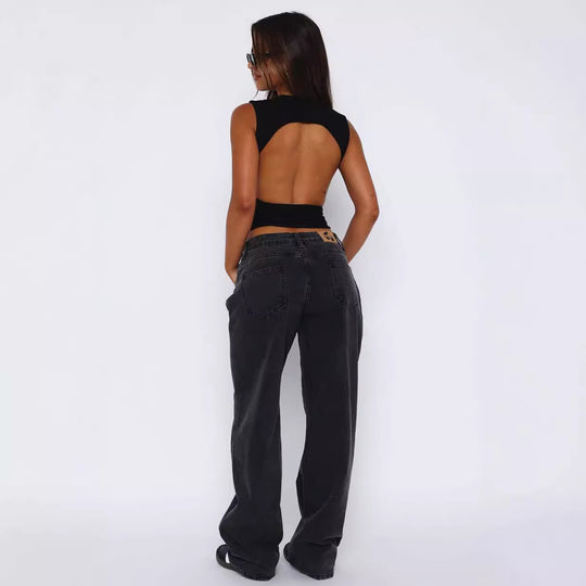 Damen figurbetontes Top EB