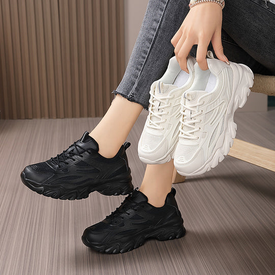 Damen Sportliche Sneakers mit atmungsaktiven und stoßdämpfenden Eigenschaften EB