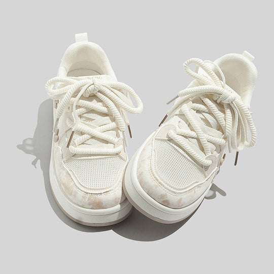 Damen Sneakers mit charmantem Bärenmotiv und atmungsaktiver Oberflächenstruktur EB