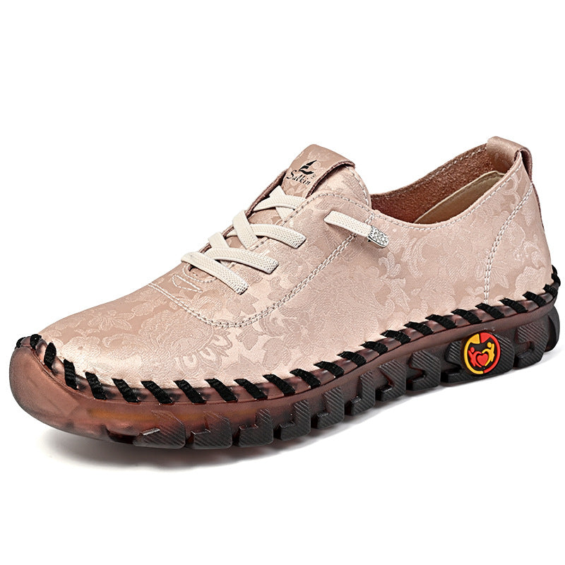 Damen Bequeme und modische Sneaker mit Blumenmuster EB