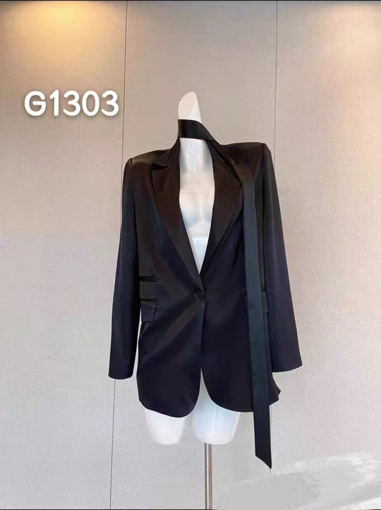 Damen Elegante Corsage-Bluse mit transparenten Ärmeln EB