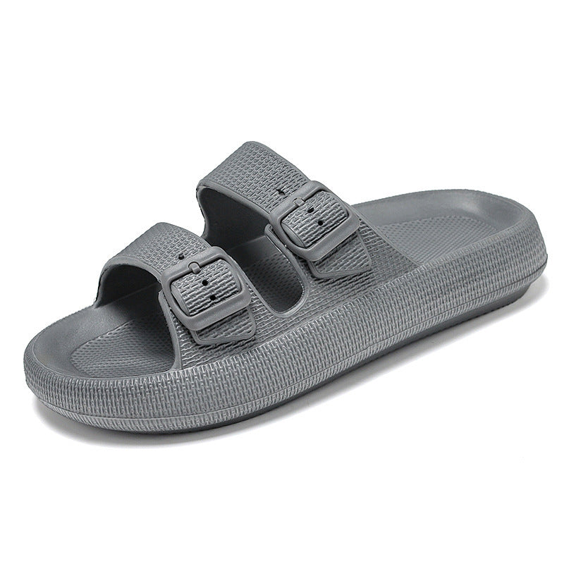 Damen Komfortable Sandalen mit Doppel-Schnallen EB
