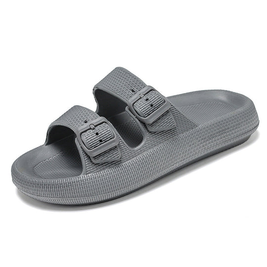 Damen Komfortable Sandalen mit Doppel-Schnallen EB