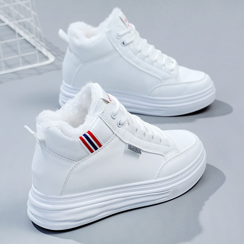 Damen Hohe Winter Sneakers mit dämpfendem Innenfutter EB