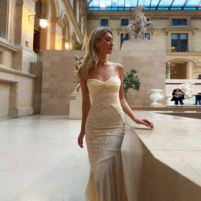 Damen Elegantes Wickelkleid mit Raffungen und asymmetrischem Rock EB