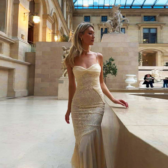 Damen Elegantes Wickelkleid mit Raffungen und asymmetrischem Rock EB