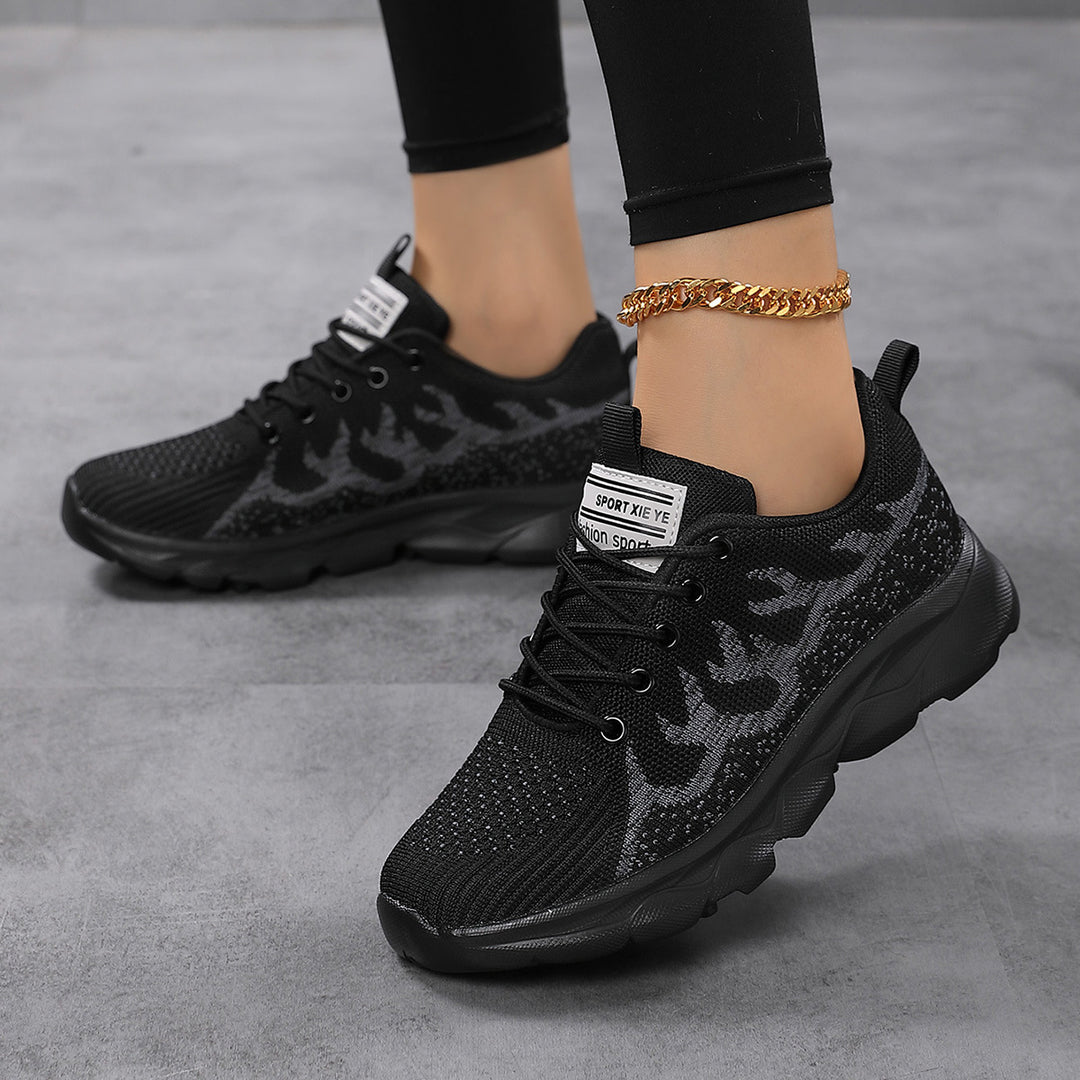 Damen Sportliche Lauf-Sneaker mit atmungsaktivem Obermaterial und rutschfester Sohle EB