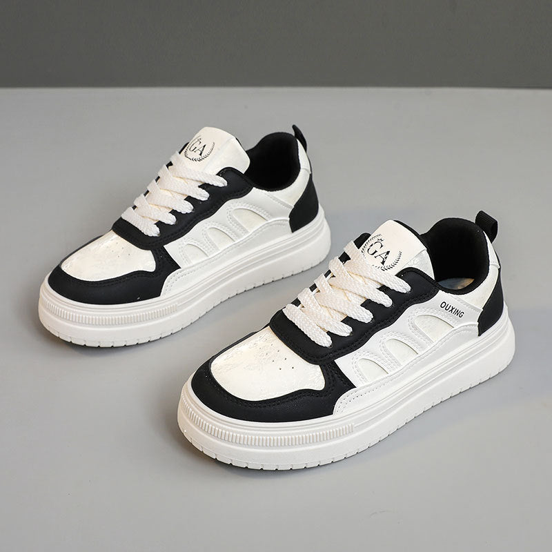 Damen Sportliche Sneakers mit strapazierfähigem Obermaterial und rutschfester Sohle EB