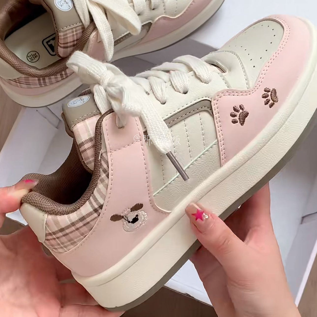 Damen Sneaker mit verspielten Tiermotiven und komfortablem Innenfutter EB