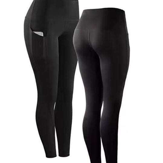 Damen Hochleistungs-Leggings mit praktischen Seitentaschen EB