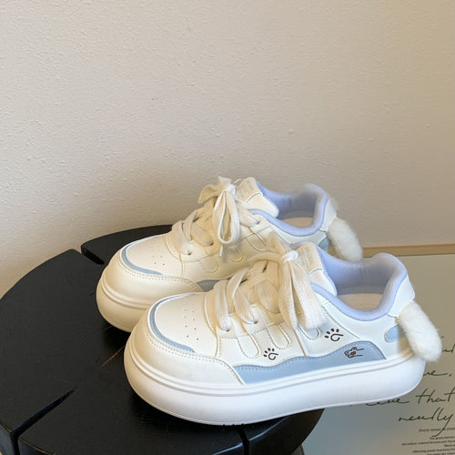 Damen Schnürsneaker mit verspielten Tiermotiven und komfortabler Dämpfung EB