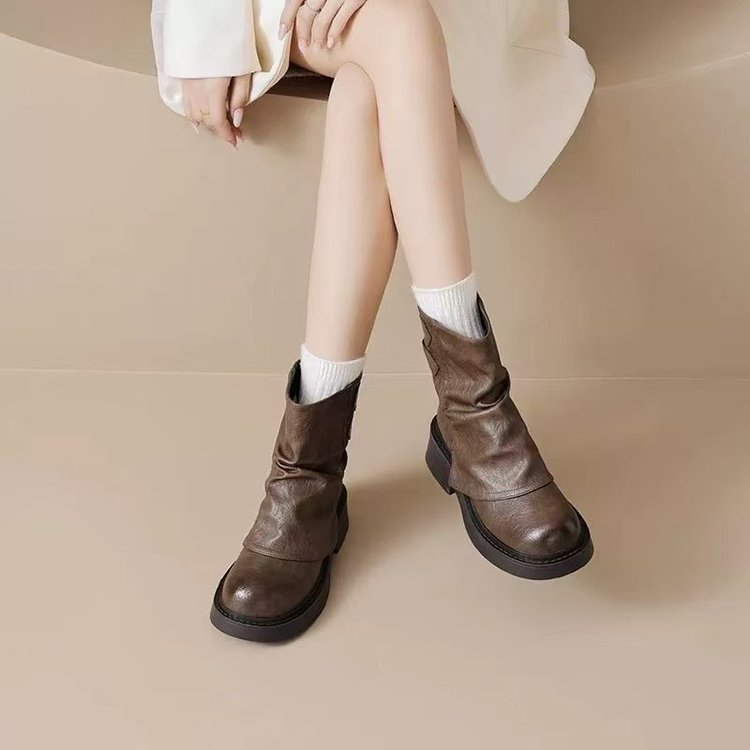Damen Stiefeletten mit modischem Design und komfortabler Sohle EB