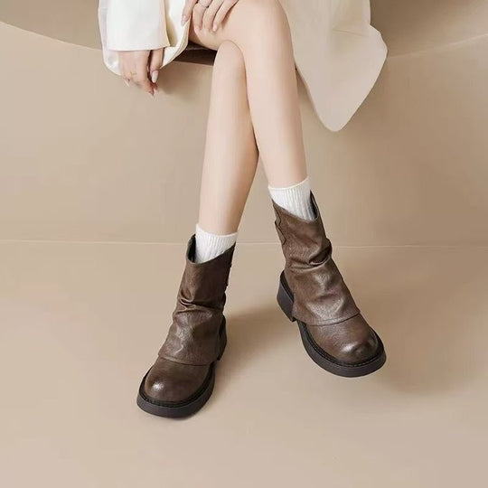 Damen Stiefeletten mit modischem Design und komfortabler Sohle EB