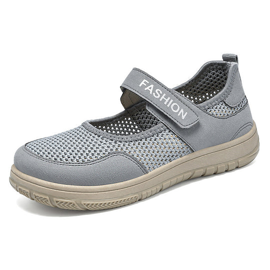 Damen Atmungsaktive Freizeitschuhe mit praktischem Klettverschluss EB