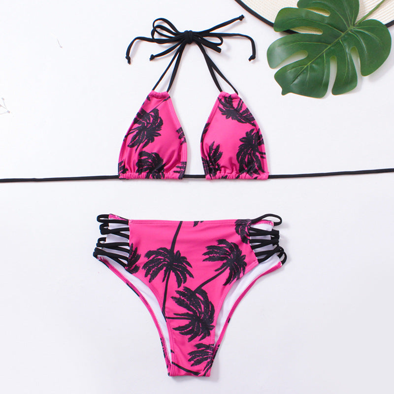 Damen Triangel-Bikini mit raffinierten Cut-Outs EB