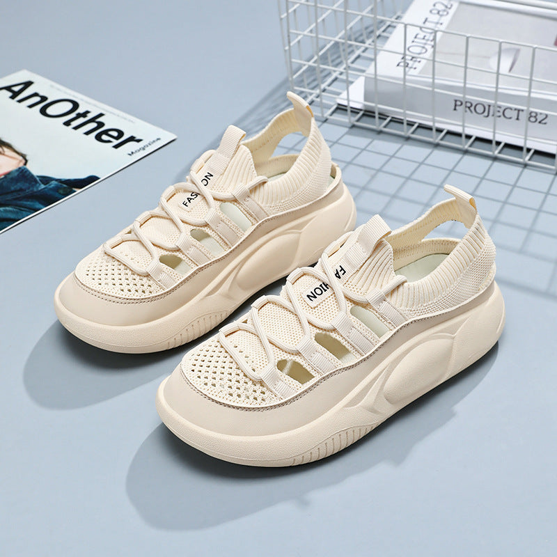 Damen Sportliche Sneakers mit atmungsaktiver Netzstruktur und komfortabler Dämpfung EB