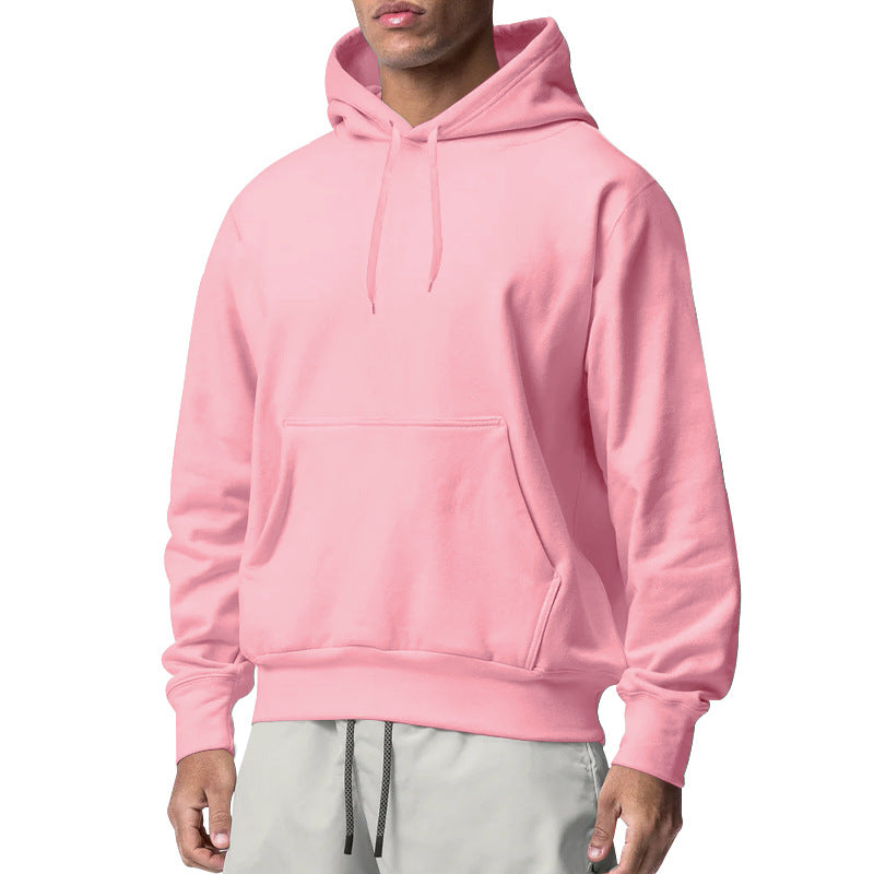 Herren Kapuzenpullover aus komfortablem Sweatstoff mit praktischer Kängurutasche EB