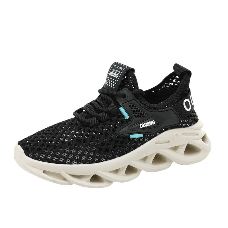 Damen Sportliche Mesh-Sneaker mit dämpfend ergonomischem Sohlenprofil EB