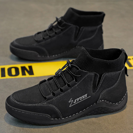 Herren Sportliche Winter-Wanderstiefel mit elastischem Knöchelbereich EB