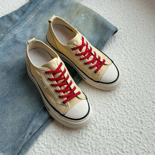 Damen Sportliche Sneakers mit nachhaltigem Canvas-Obermaterial EB