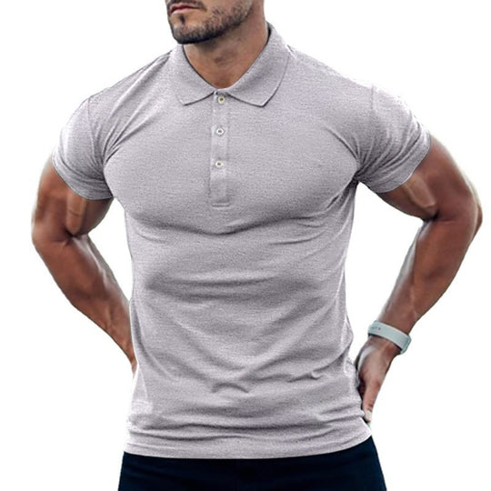Herren Polo-Shirt mit körperbetontem Schnitt und hochwertiger Pique-Textur EB