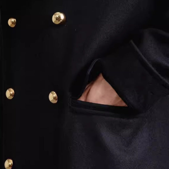 Herren eleganter und stilvoller Dufflecoat mit modernen Akzenten EB