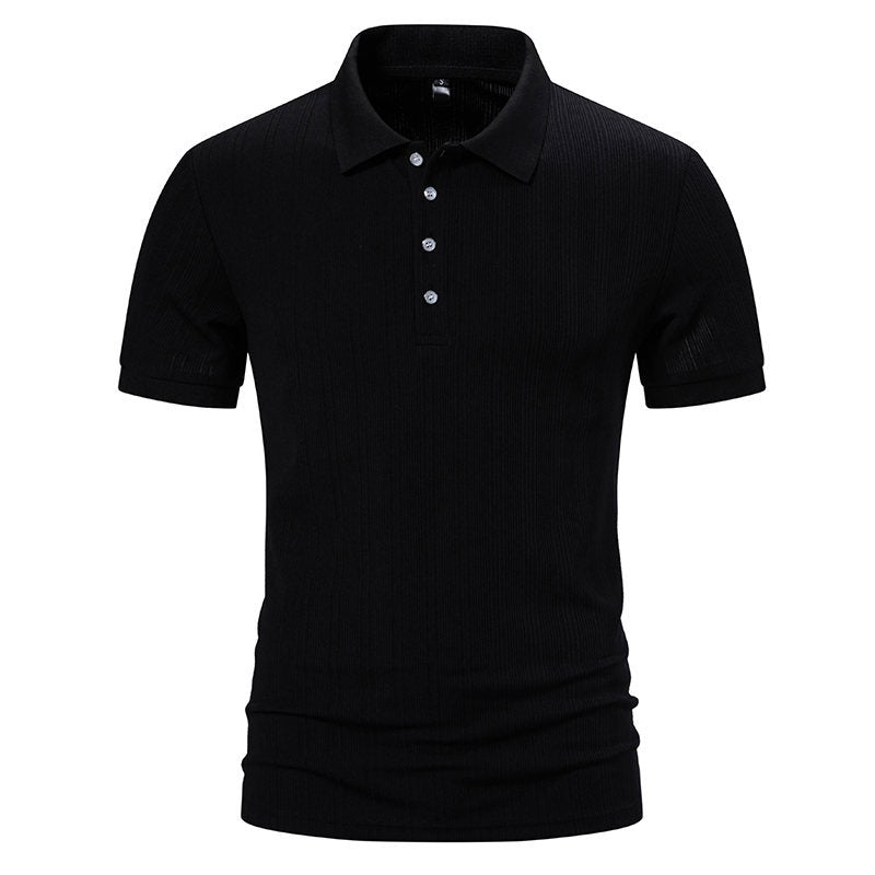Herren Polohemd mit strukturiertem Design EB