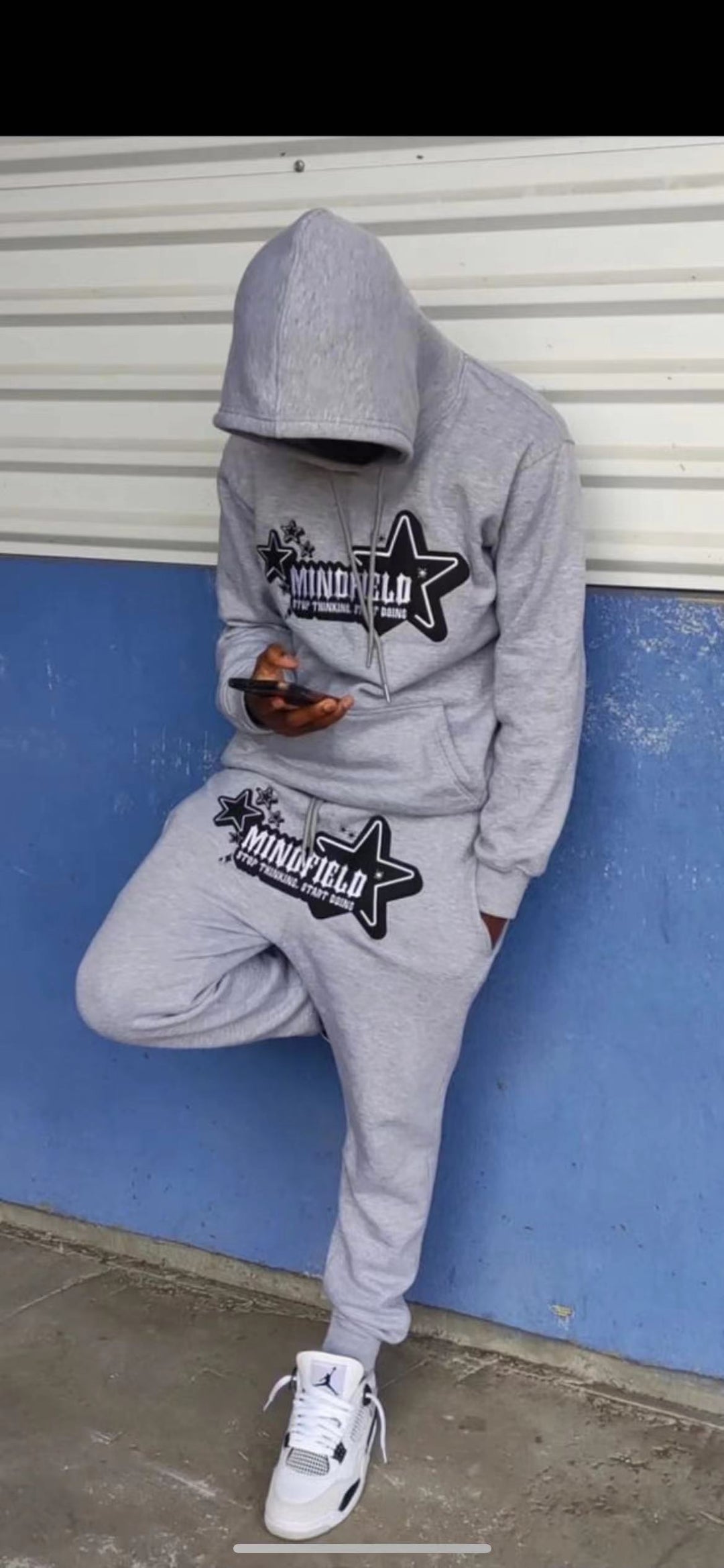 Damen Sportliches Sweatshirt und Jogginghose Set EB