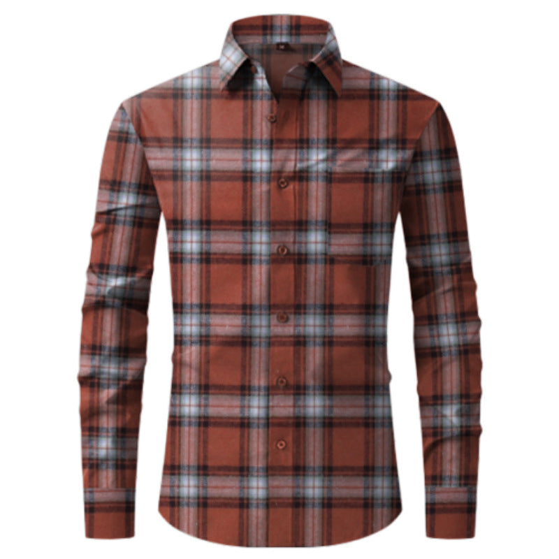 Herren Kariertes Hemd EB