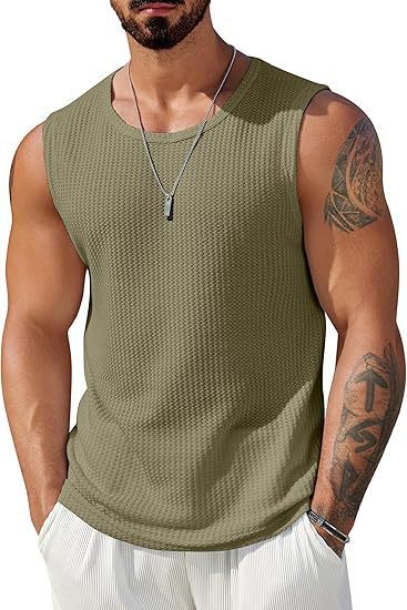 Herren Sportliches Tanktop mit atmungsaktiver Wabenstruktur EB