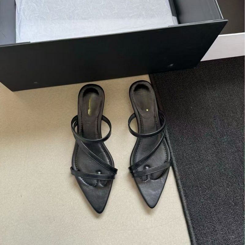 Damen elegante Slingback Sandalen mit v-förmiger Zehenpartie EB