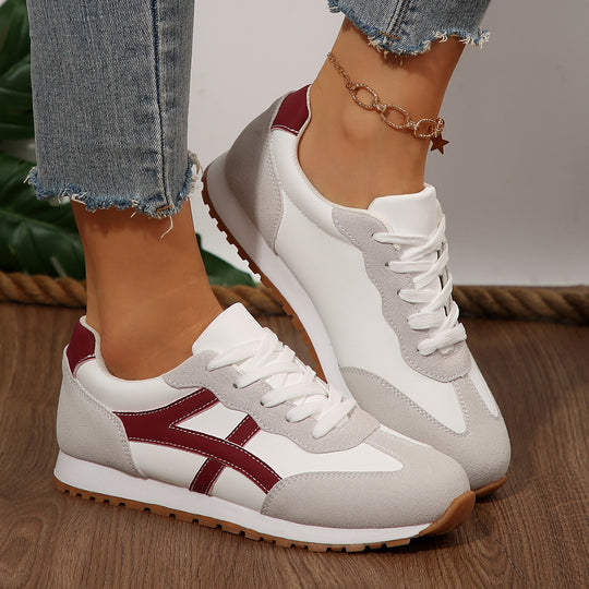 Damen Freizeitsneaker mit dynamischem Design und dämpfender Laufsohle EB