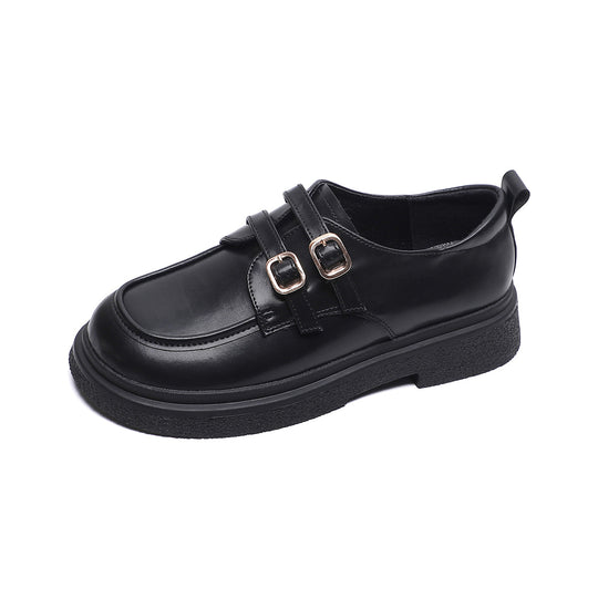 Damen modische Schnürschuhe mit Doppelriegelschnallen EB