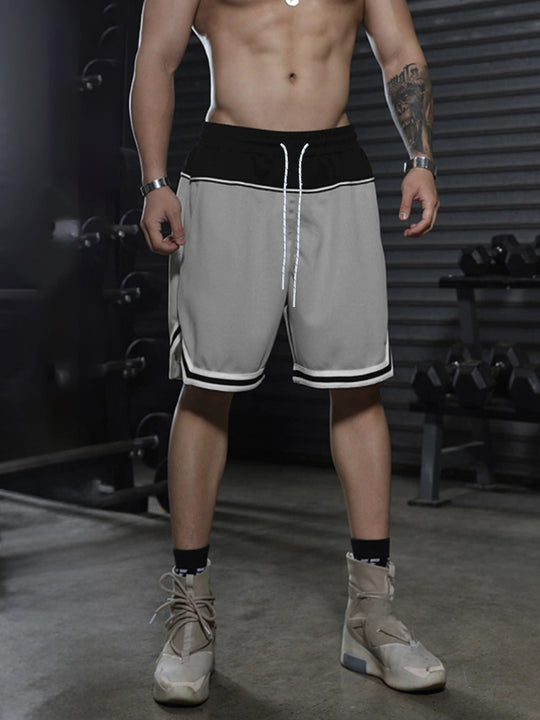 Herren Sportliche Badeshorts mit verstellbarem Tunnelzug und atmungsaktivem Gewebe EB