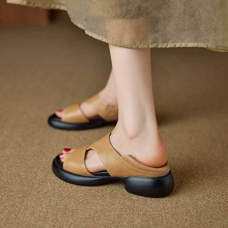 Damen Komfortable Sandalen mit ergonomischem Fußbett EB