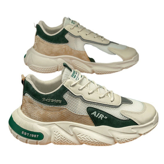 Damen modische Sneaker mit atmungsaktivem Obermaterial und dämpfender Mittelsohle EB
