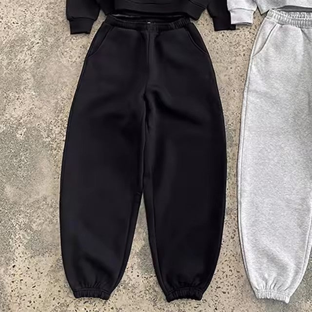 Herren nan urbaner Boxy-Hoodie mit verkürztem Rumpf, überschnittener Schulter und weichem Fleece-Innenfutter EB