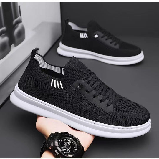 Damen Atmungsaktive Sneaker mit flexibel strickbarem Obermaterial und stoßdämpfender Sohle EB