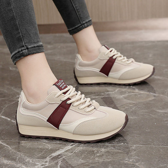 Damen Sportliche Sneaker mit gepolsterter Innensohle und atmungsaktiver Obermaterialstruktur EB