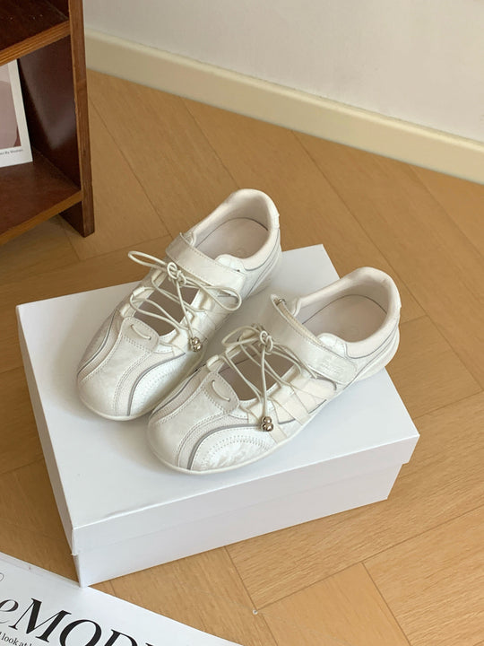 Damen Freizeitschuhe mit elastischen Schnürdetails und atmungsaktiver Sohle EB