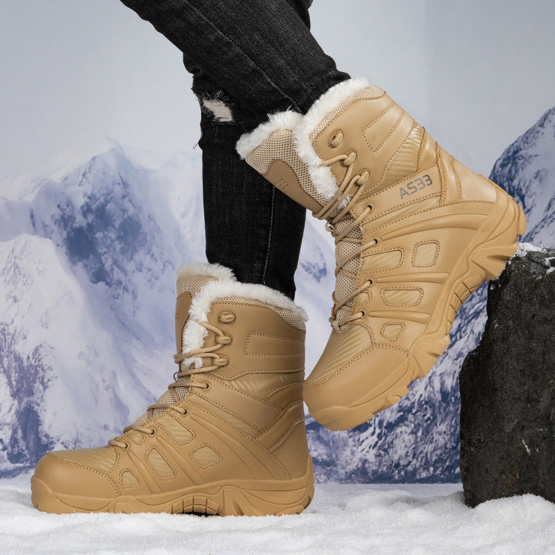 Herren Winterstiefel mit isolierender Innensohle und rutschfester Sohle EB