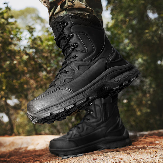 Herren modische Outdoor-Boots mit hohem Knöchelschutz und rutschfester Sohle EB