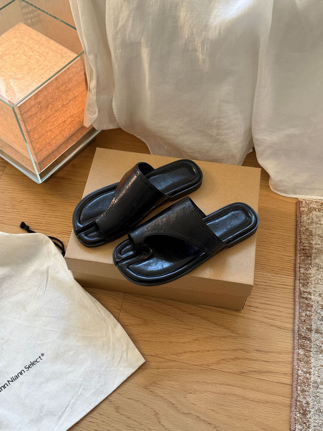 Damen Komfortable Zehentrenner-Sandalen mit ergonomischem Design und rutschfester Sohle EB
