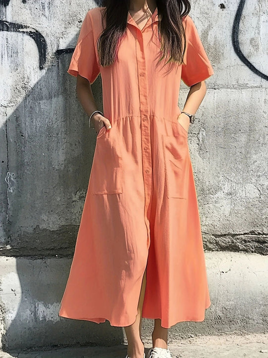 Damen Sommerkleid im lockeren Schnitt EB