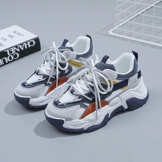 Damen sportliche Sneakers mit ergonomischer Dämpfung und atmungsaktiver Obermaterialstruktur EB
