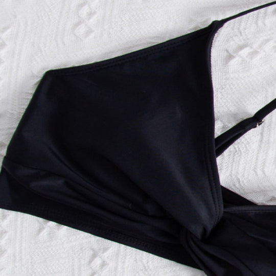 Damen Bikinoberteil mit modischem Wickeldesign EB
